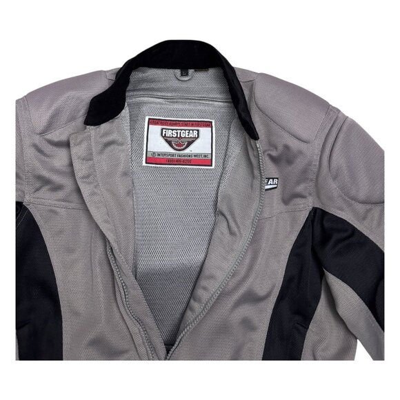 FIRST GEAR Mesh Textile Padded Protective Riding Motorcycle Jacket Mens Large - Picture 2 of 7